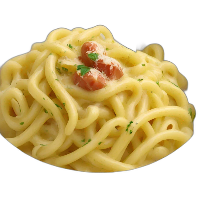 Pâtes carbonara emoji