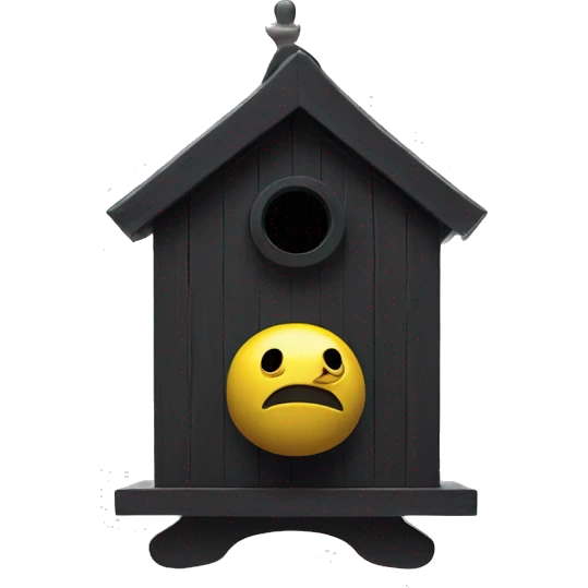 Addams car birdhouse  emoji