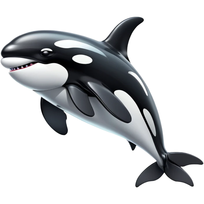 metal cybernetic orca emoji