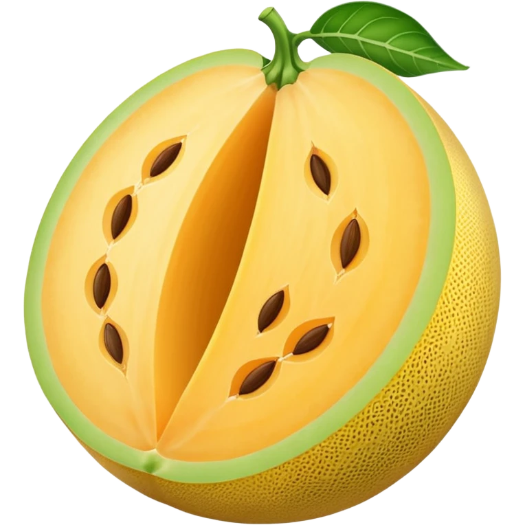 yellow melon uncut emoji