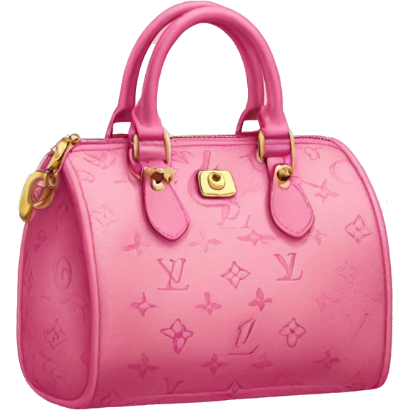 Pink LV bag emoji