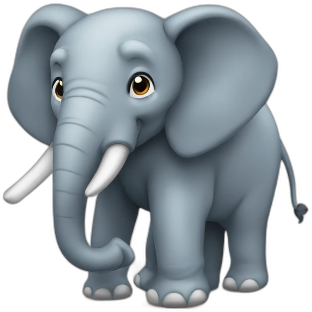 Elefante fazendo chafariz emoji