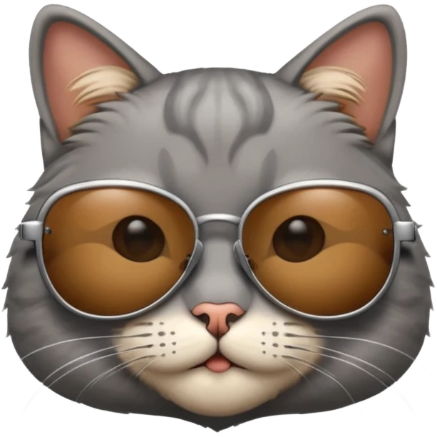 Cat wearing sunglasses emoji