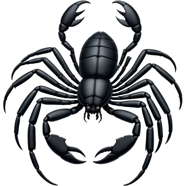 Black sicrpio insect emoji
