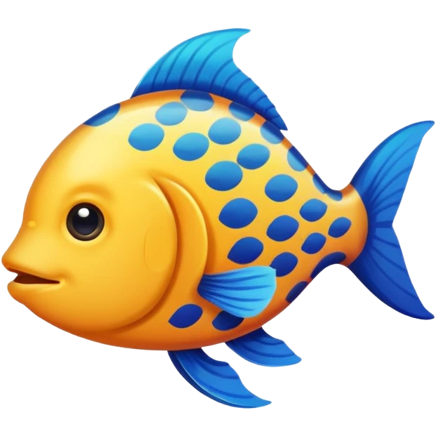 Cute little fish emoji