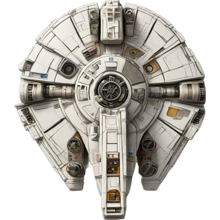 The Millennium Falcon from Star Wars  emoji