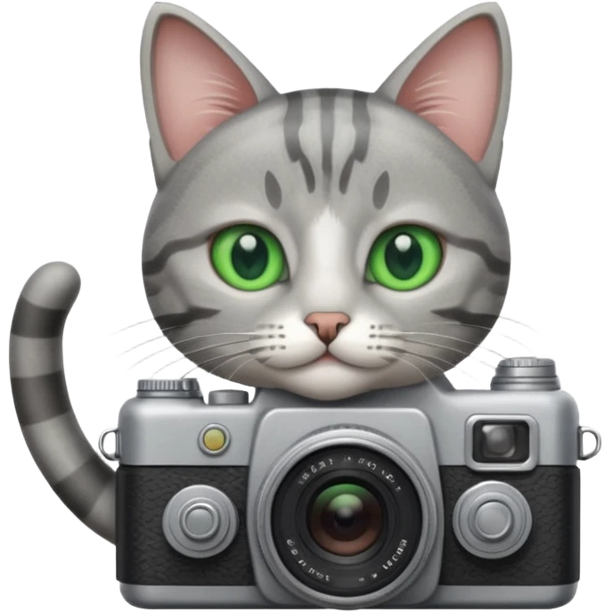 Resim çeken kedi emoji