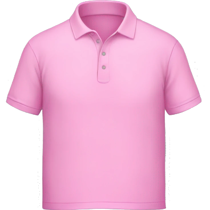 Pink polo shirt  emoji