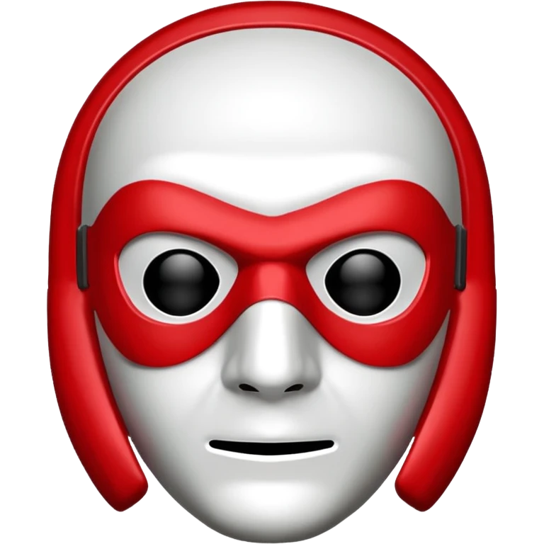 Money Heist mask emoji like real  emoji