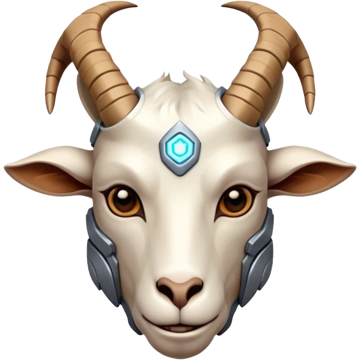 Cybernetic Goat(Ram) man emoji