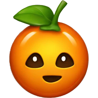 pin emoji with orange colour as the top emoji