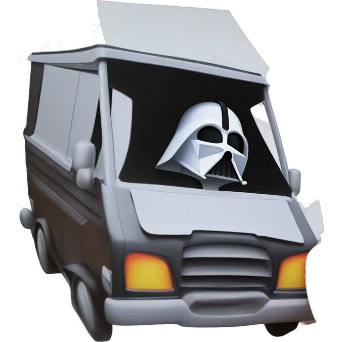 Card-craft Real 3d Darth Vader and Scooby Doo’s mystery van printouts  emoji