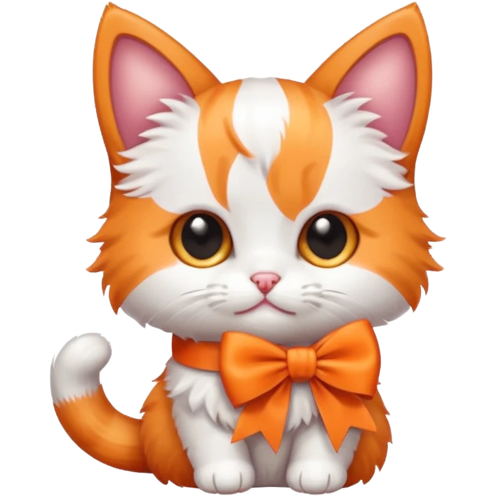 Котёнок с бантиком emoji