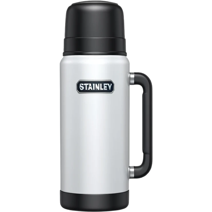 Stanley termo white emoji