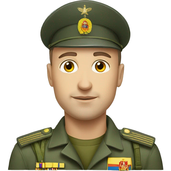 Ukrainian military man emoji