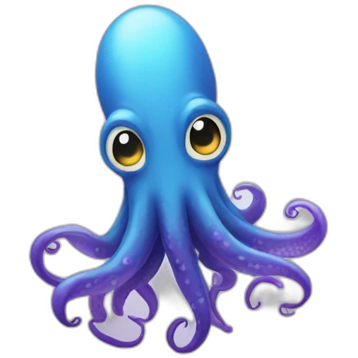 Squid happy emoji