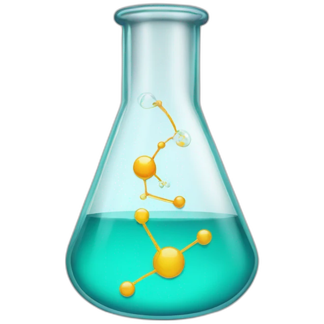 RNA in an Erlenmeyer flask emoji