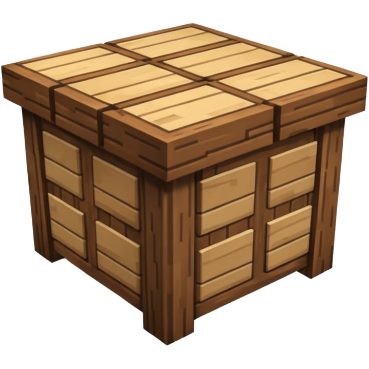 Minecraft crafting table emoji