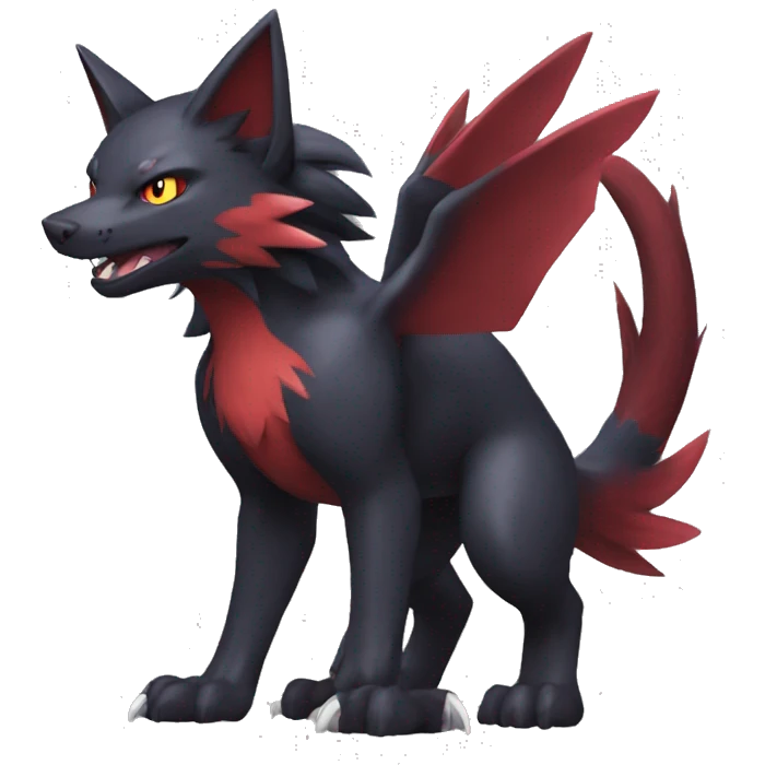 Nargacuga-Litten-Zoroark full body emoji