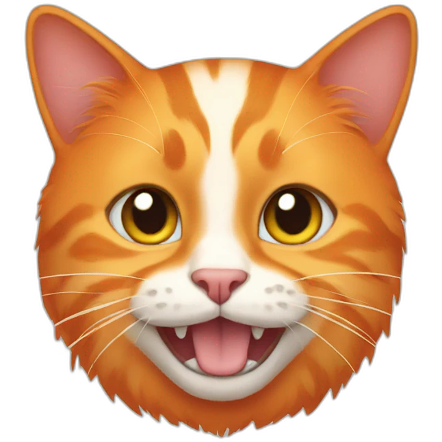orange cat emoji