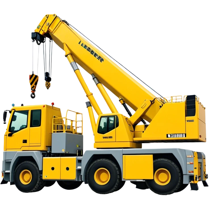 Crane - Liebherr LTM 1200-5.1 (Model Year: 2022) (Iconic colour: Yellow) emoji