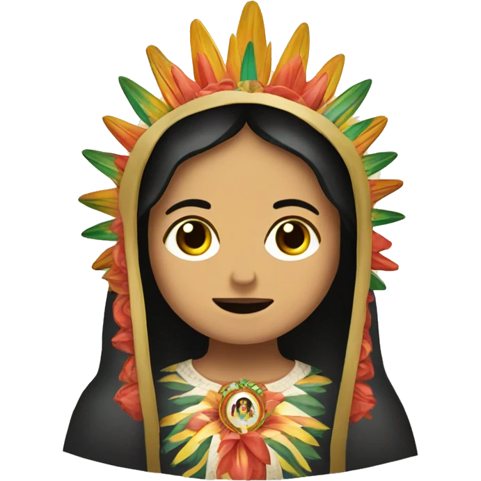 la vigen de guadalupe emoji
