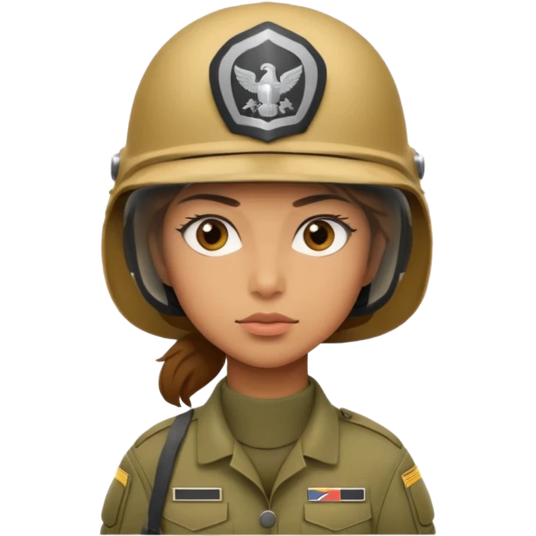 female soldier emoji