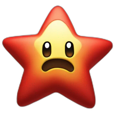 Mario star emoji