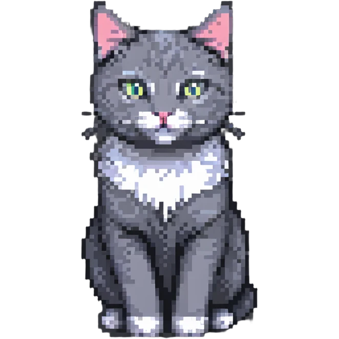 gray cat emoji