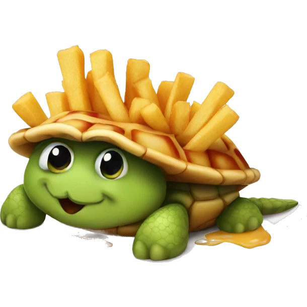 Turtle fries emoji