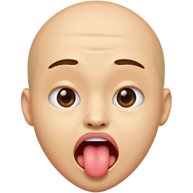 😛+ shaking head emoji