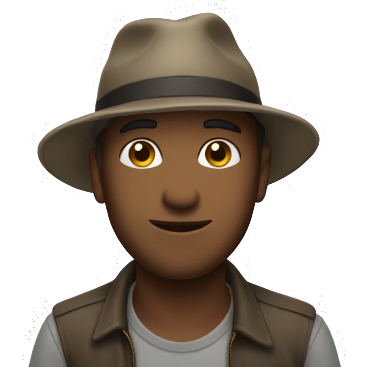 Me wearing a hat emoji