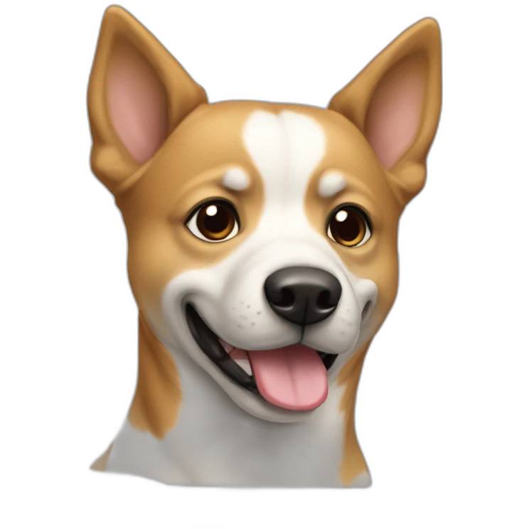 chien qui saute emoji