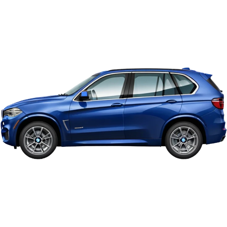 bmw x5 side profile dark blue emoji