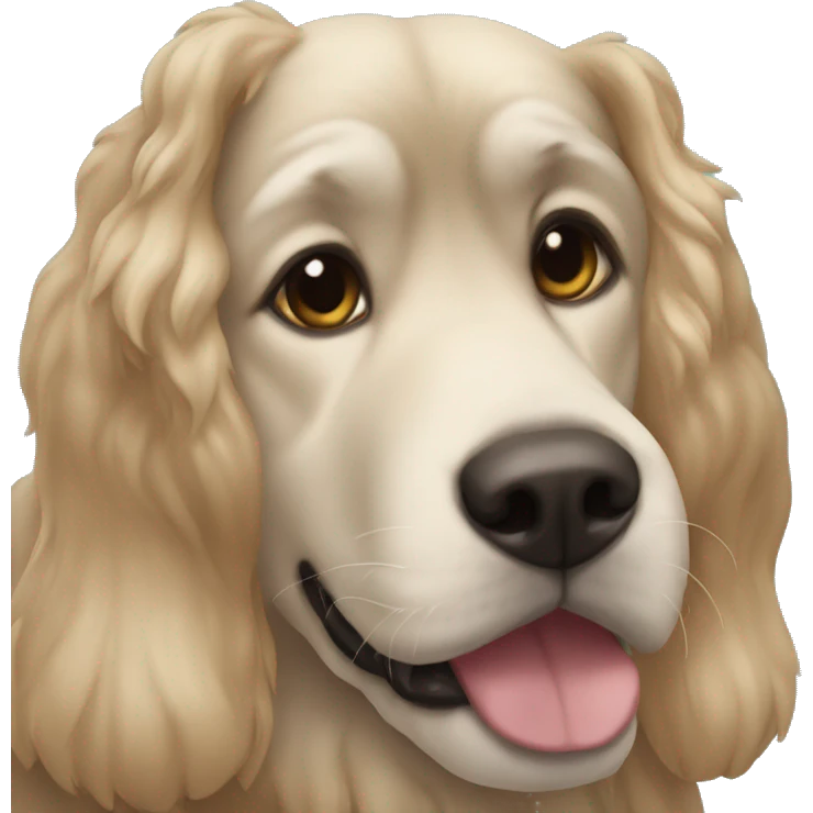 perro con baba emoji