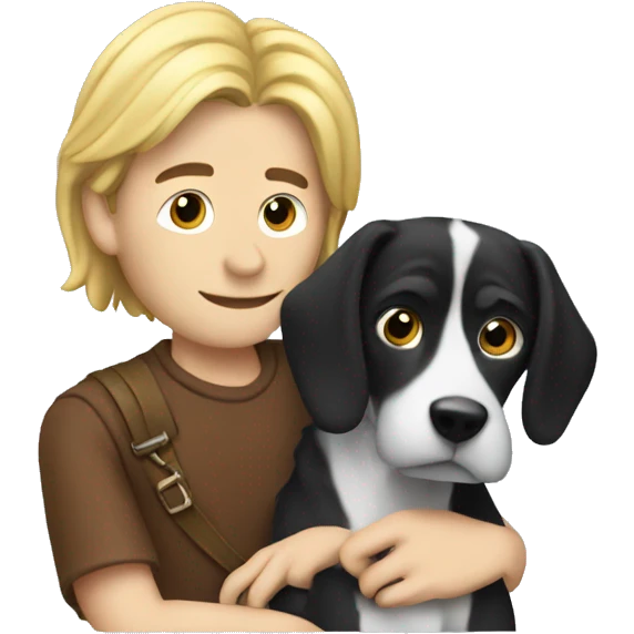 Kurt with dog emoji