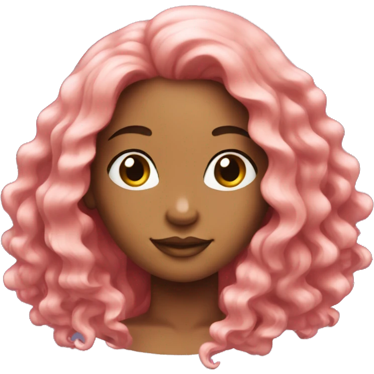 Mermaid with gorgeous hair  emoji
