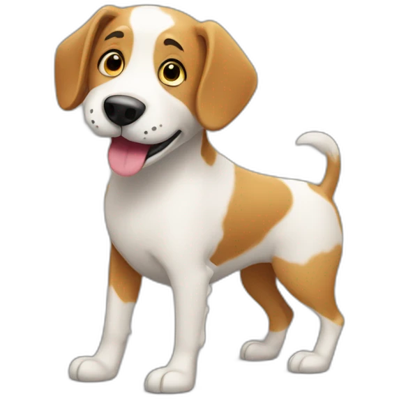 a dog that plays piano emoji
