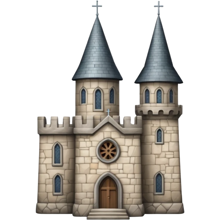 church with turret castle spire emoji