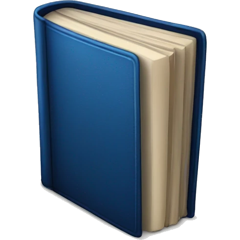 dark blue book emoji