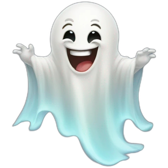 laughing ghost emoji