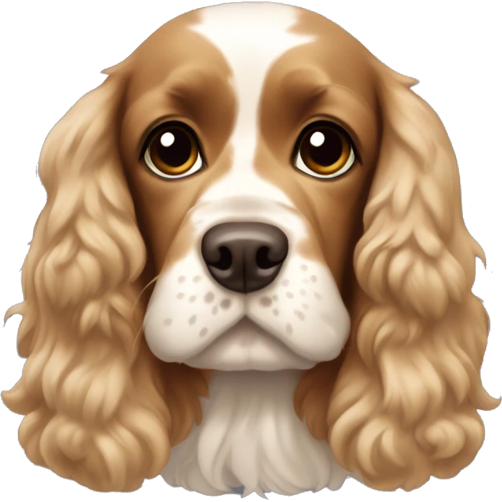 Palen American cocker spaniel inlove emoji