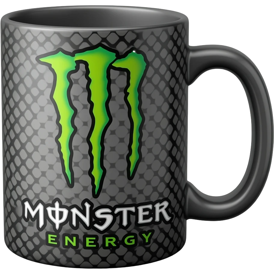 Monster Energy's drift livery on to coffee mug emoji