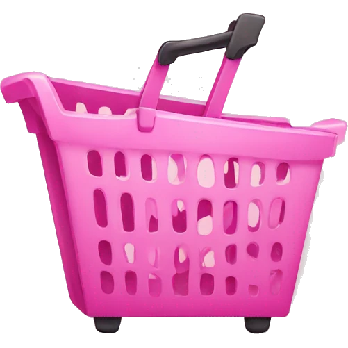 pink shopping emoji