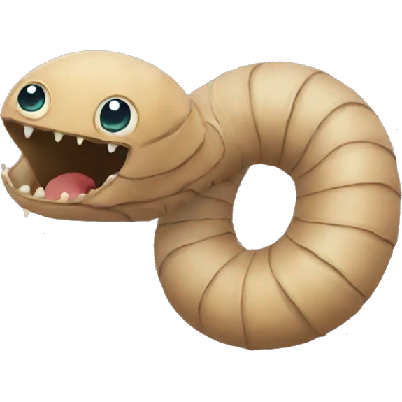 Sand worm emoji