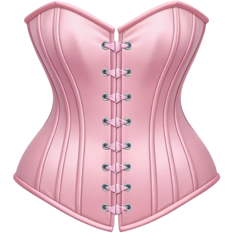 Pastel pink corset  emoji