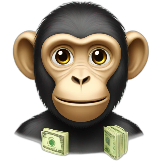 MONKEY WITH MONEY emoji