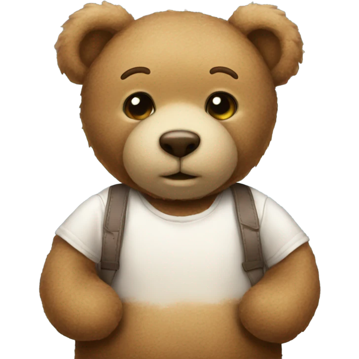 Teddy bear inlove emoji