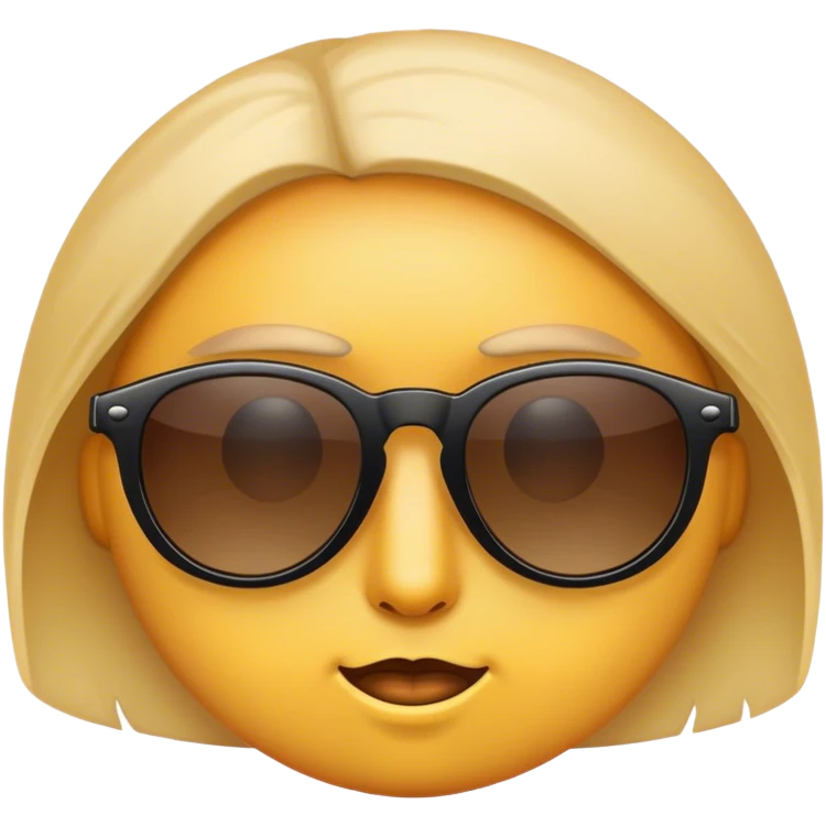 Face whit sunglasses but that show the eyes emoji