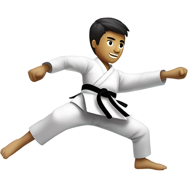 taekwondo kick emoji